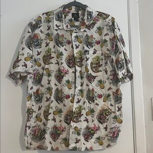 H&M Graphic Relaxed Fit Shirt - Multicolor